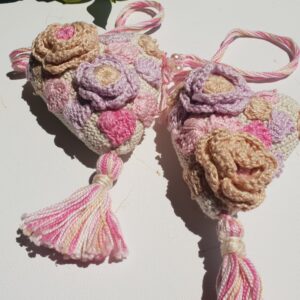 Colgante corazones unidos